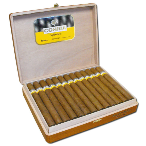 box of cohiba esplendidos cigars