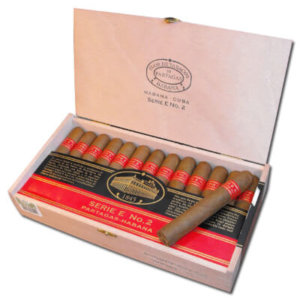 box of partagas serie e no 2 cigars
