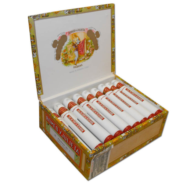 box of romeo y julieta no 1 cigars