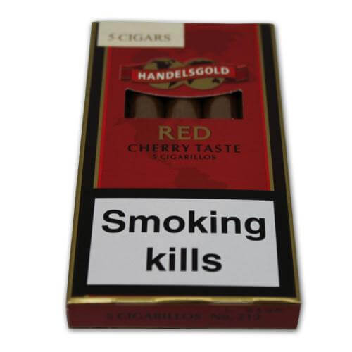 pack of handelsgold cherry red cigarillos