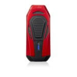 Colibri Boss III – Triple-Jet Flame Red Lighter with Cigar Cutter