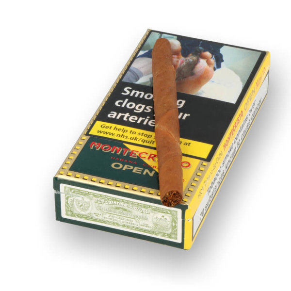 pack of montecristo open mini cigarillos