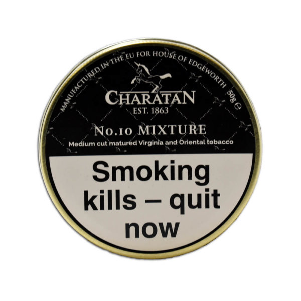 Charatan No. 10 Mixture Pipe Tobacco 50g Tin (Dunhill London Mixture)-5 x 50g