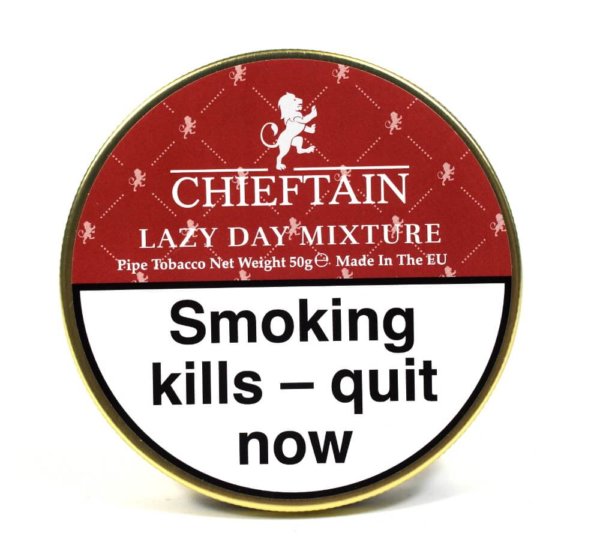 Chieftain Lazy Day Mixture Pipe Tobacco 50g Tin-5 x 50g Tins