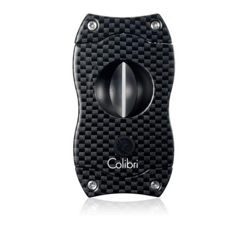 NEW Colibri Falcon Single Jet Flame Lighter & V Cutter Set Carbon Fiber Black 