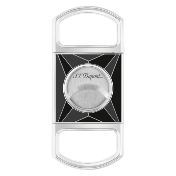 ST Dupont Cigar Cutter - Fire X - Black & Chrome