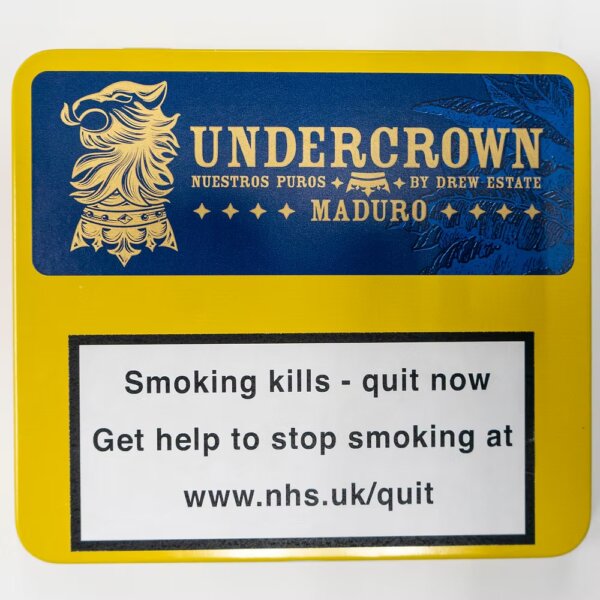 Drew Estate Undercrown Maduro Coronet Cigar - Tin of 10