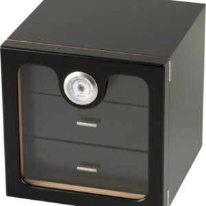 Black Cabinet Humidor for up to 50 Cigars